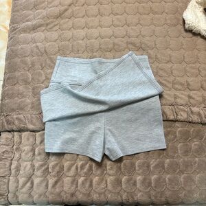 Women’s High-Waist Gray Active Shorts